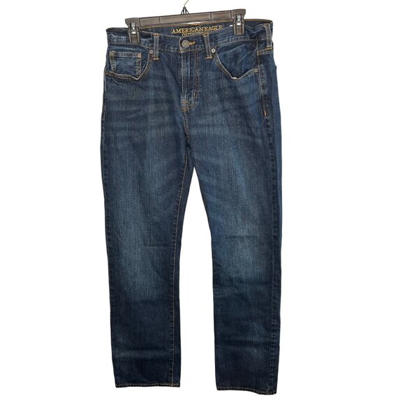 American Eagle Men's Denim Jeans Regular Fit Medium Wash Size 32x34 - Picture 1 of 9